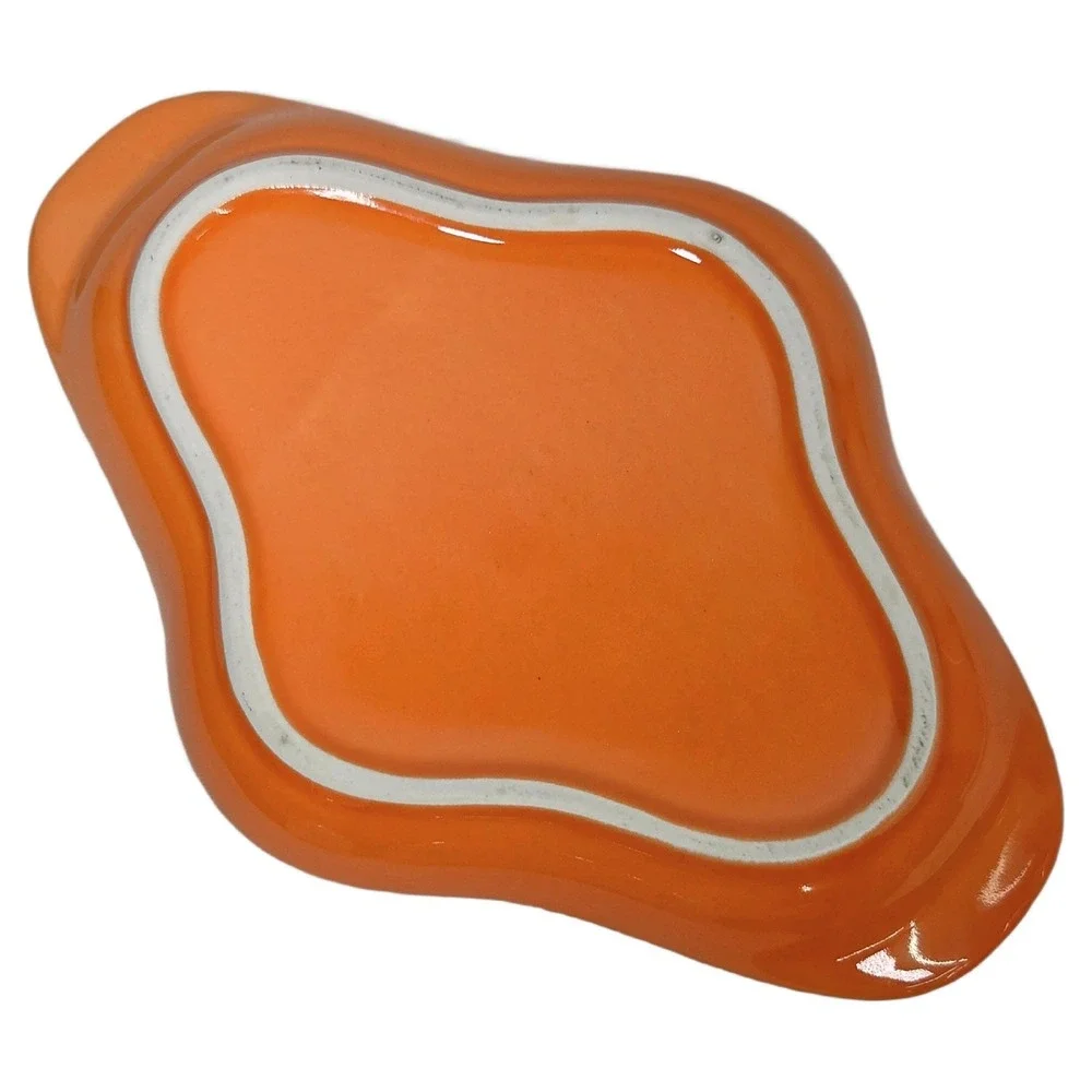 Roberto Gonzalez‎ Citrus Cruet Condiment Set Ceramic Orange Vinegar Oil Shakers